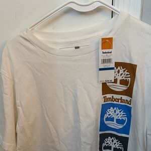 Men’s Timberland White Tee, Size XL